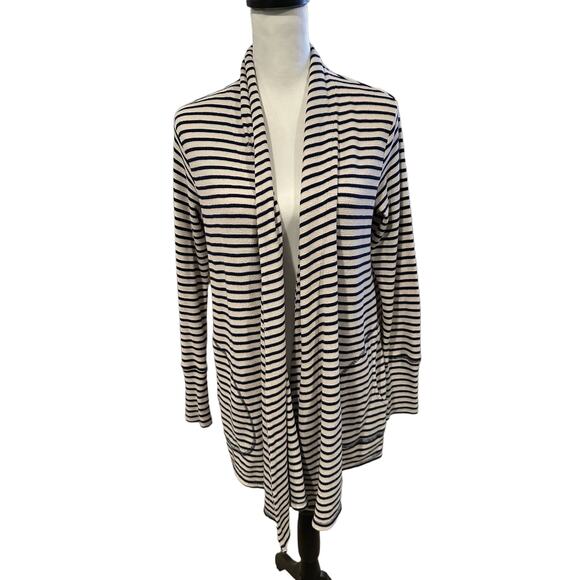 Tommy Hilfiger Blue and White Cardigan Sweater  Small - Picture 1 of 3